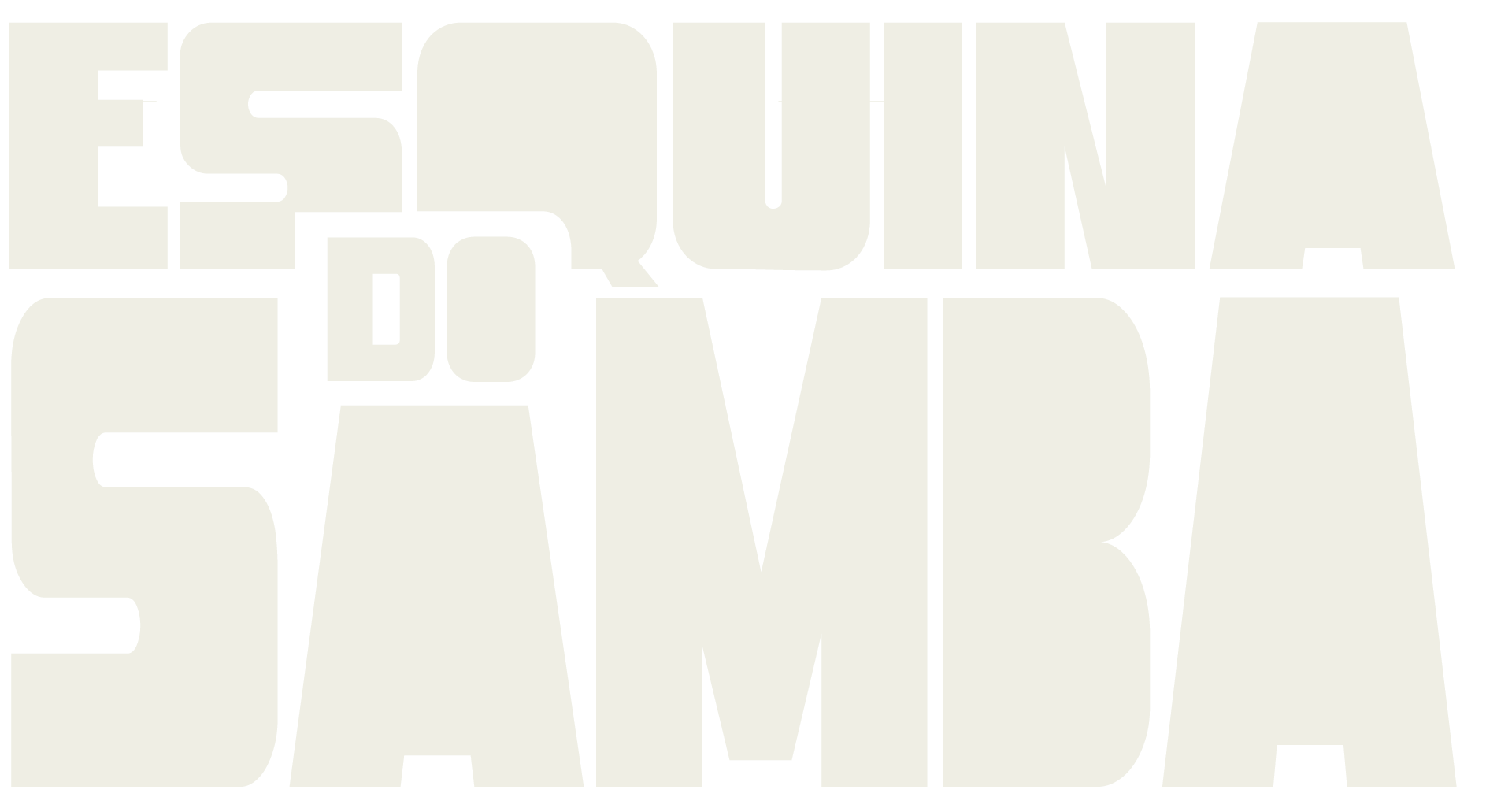Esquina do samba - logo - blanco - png